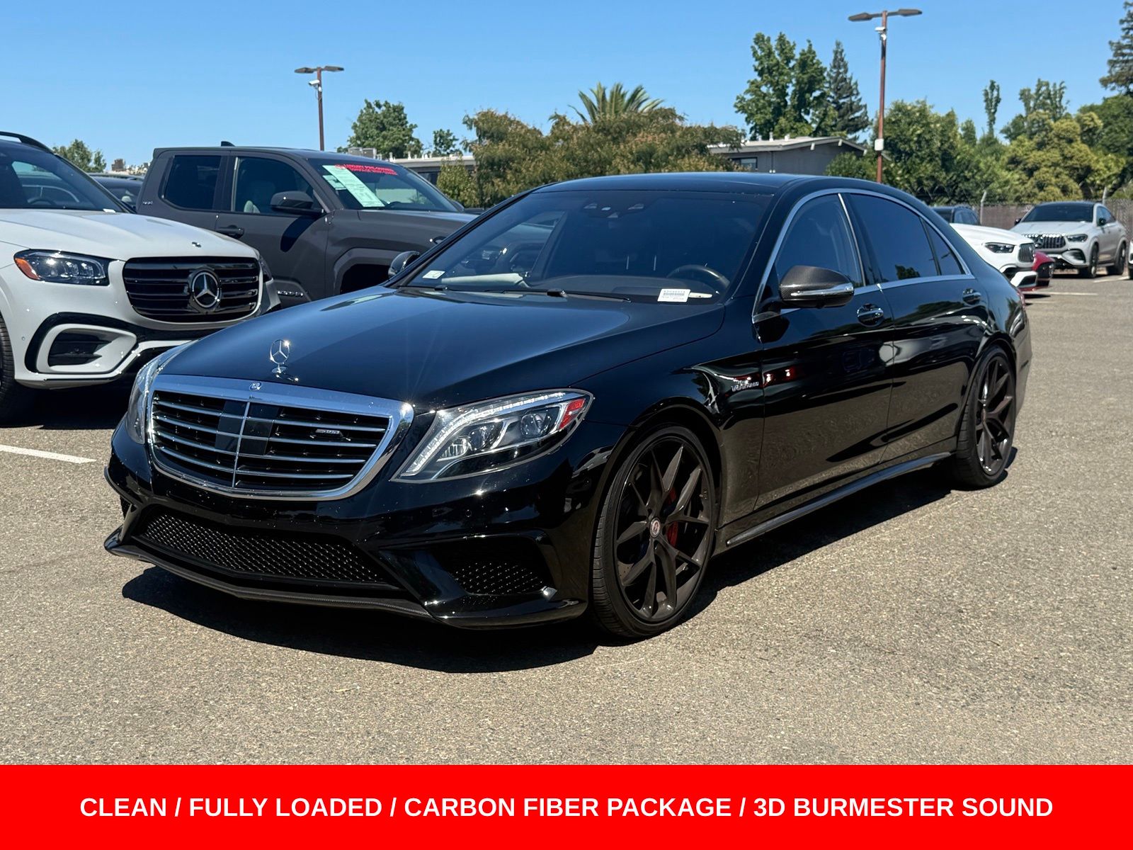 Black 2016 Mercedes-Benz S-Class Sedan All-Wheel Drive 7-Speed Automatic