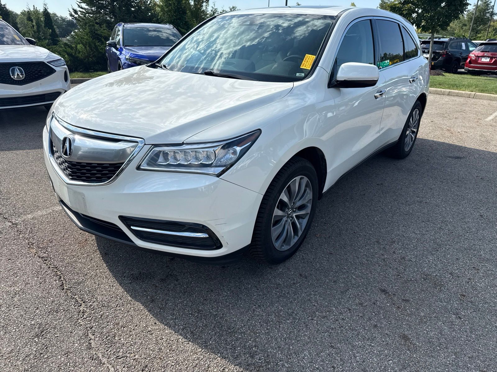 White Diamond Pearl 2016 Acura MDX SUV / Crossover All-Wheel Drive 9-Speed Automatic