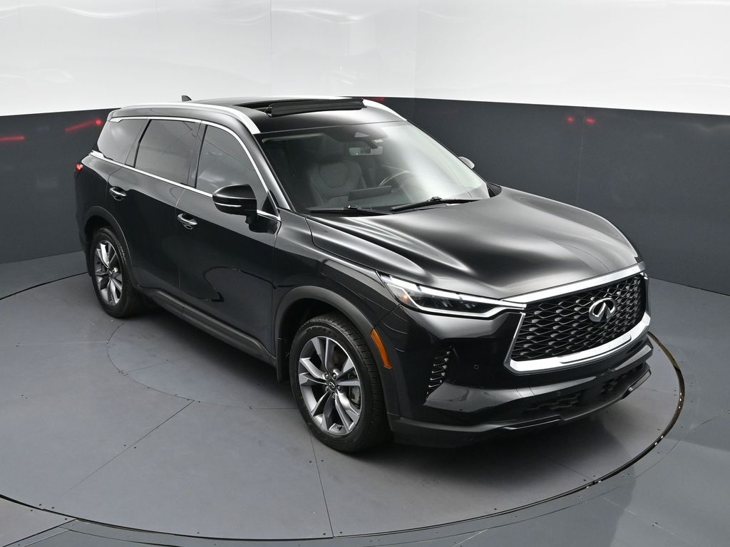 Mineral Black 2024 INFINITI QX60 Luxe FWD SUV / Crossover Front-Wheel Drive 9-Speed Automatic