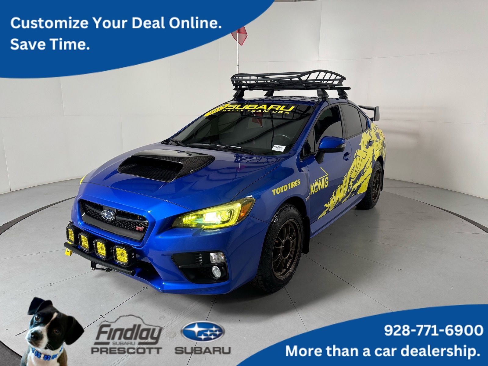WR Blue Pearl 2015 Subaru WRX STI Sedan All-Wheel Drive 6-Speed Manual