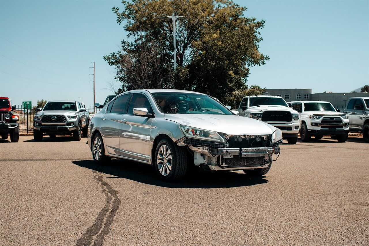 Alabaster Silver Metallic 2014 Honda Accord Sedan Front-Wheel Drive Continuously Variable Transmission