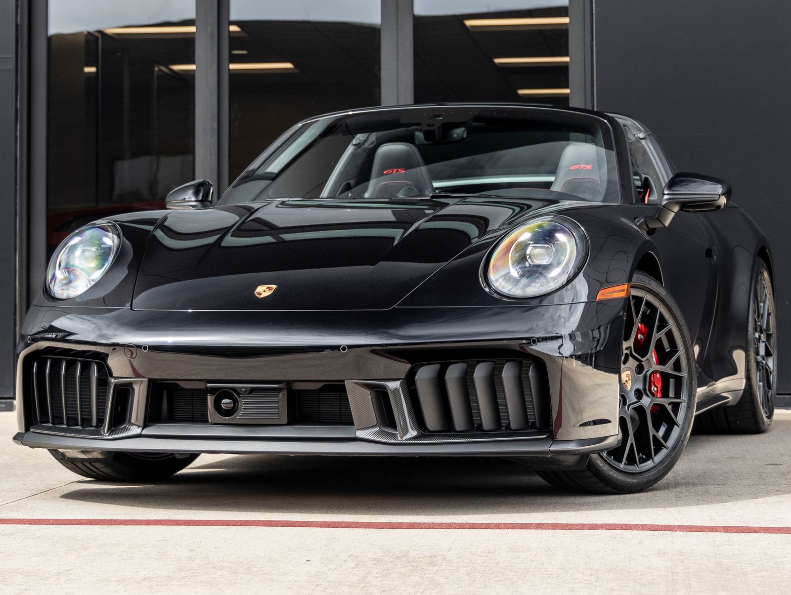 Jet Black Metallic 2026 Porsche 911 Targa 4 GTS Cabriolet AWD Convertible All-Wheel Drive 8-Speed Automatic