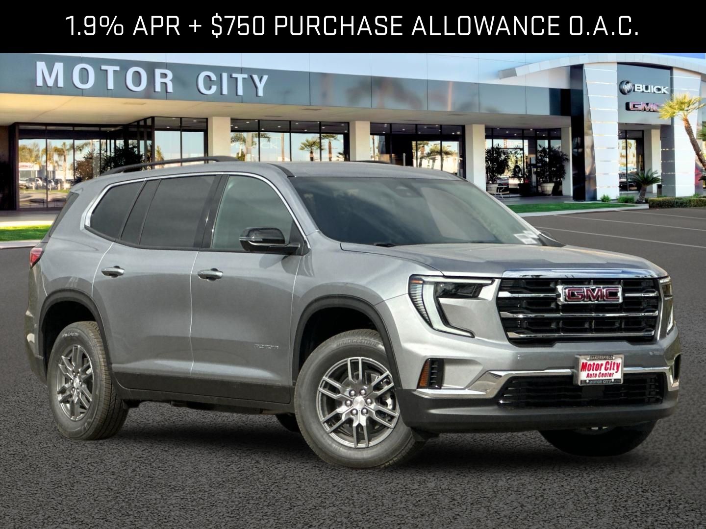 Sterling Metallic 2026 GMC Acadia Elevation FWD SUV / Crossover Front-Wheel Drive 8-Speed Automatic