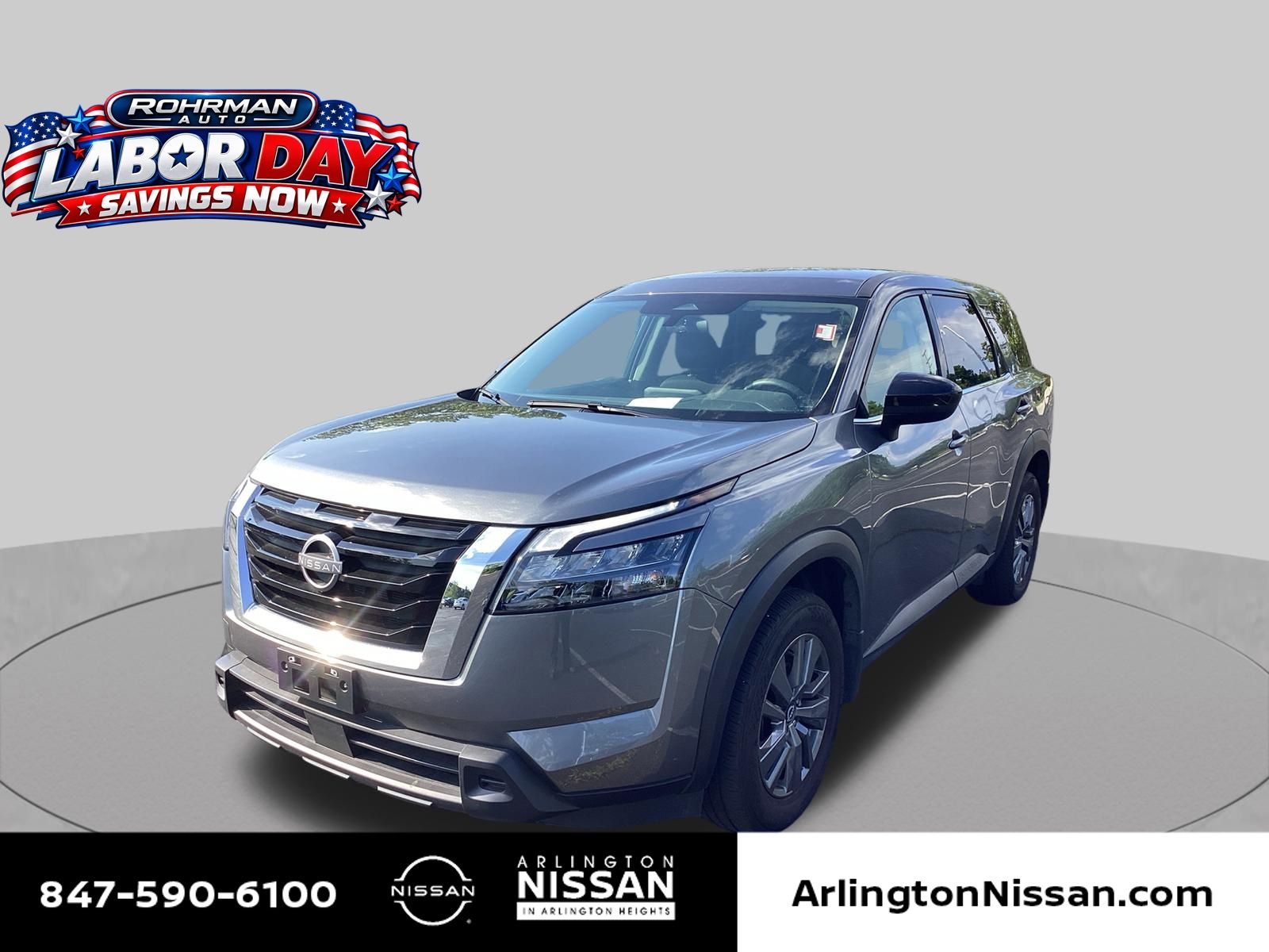 Gray (Gun Metallic) 2024 Nissan Pathfinder SUV / Crossover All-Wheel Drive 9-Speed Automatic