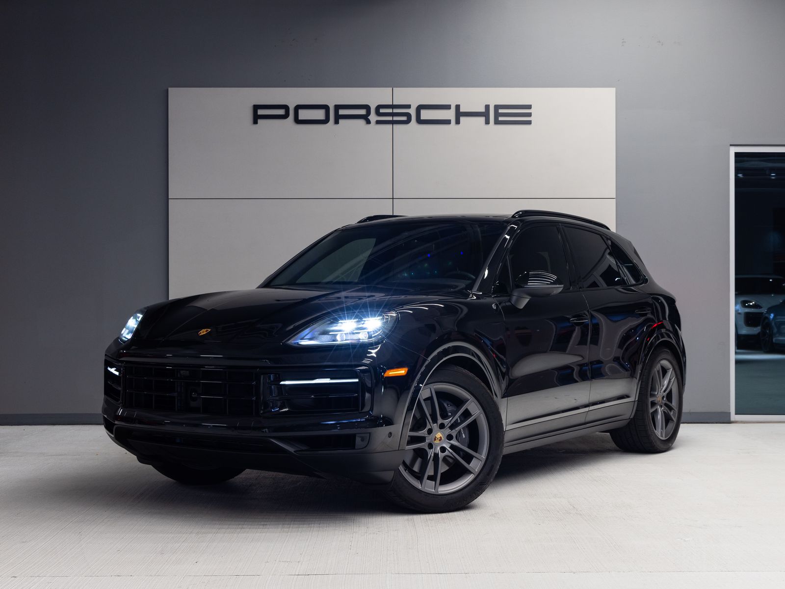 Chromite Black Metallic 2024 Porsche Cayenne SUV / Crossover All-Wheel Drive 8-Speed Automatic