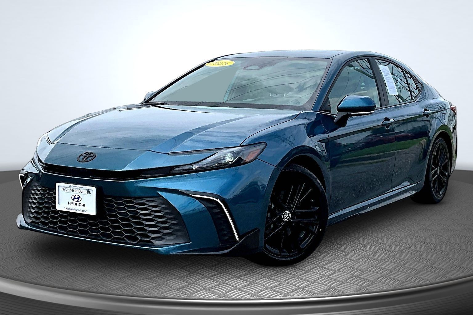 Blue 2025 Toyota Camry Sedan Front-Wheel Drive Continuously Variable Transmission