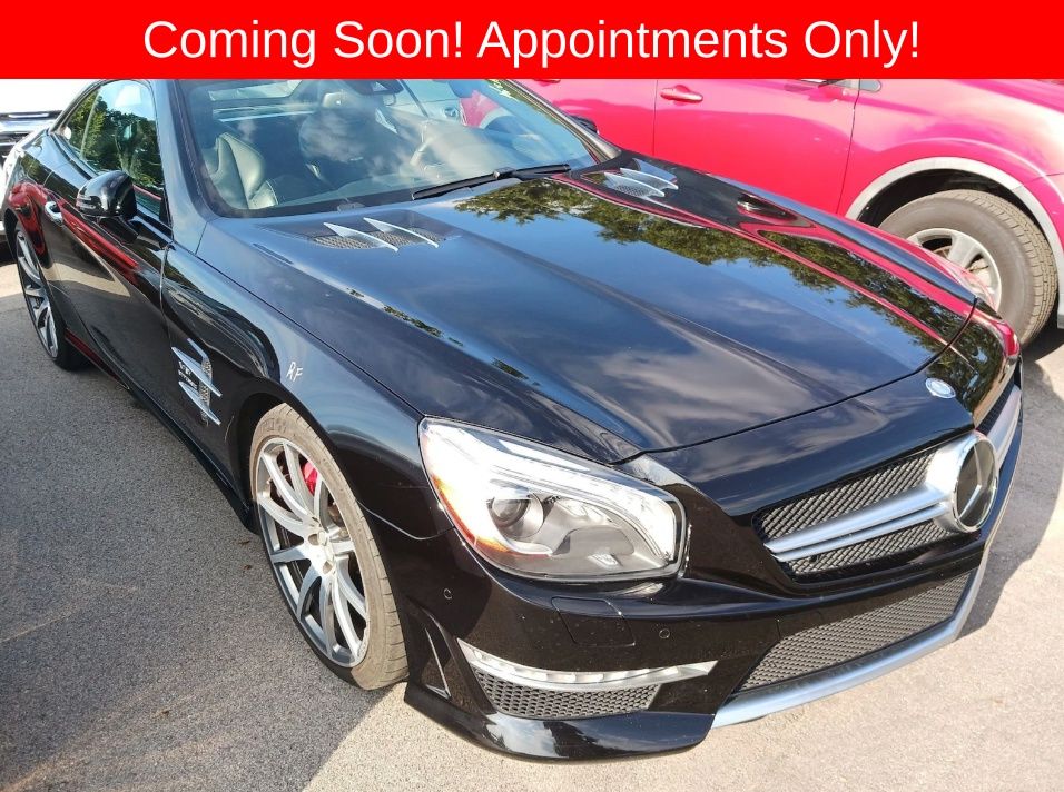 Black 2015 Mercedes-Benz SL-Class Convertible Rear-Wheel Drive 7-Speed Automatic