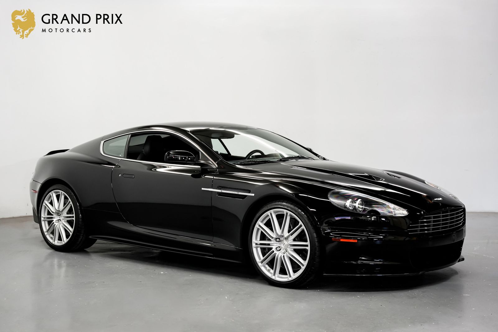 Storm Black 2009 Aston Martin DBS Coupe Rear-Wheel Drive 6-Speed Manual Overdrive