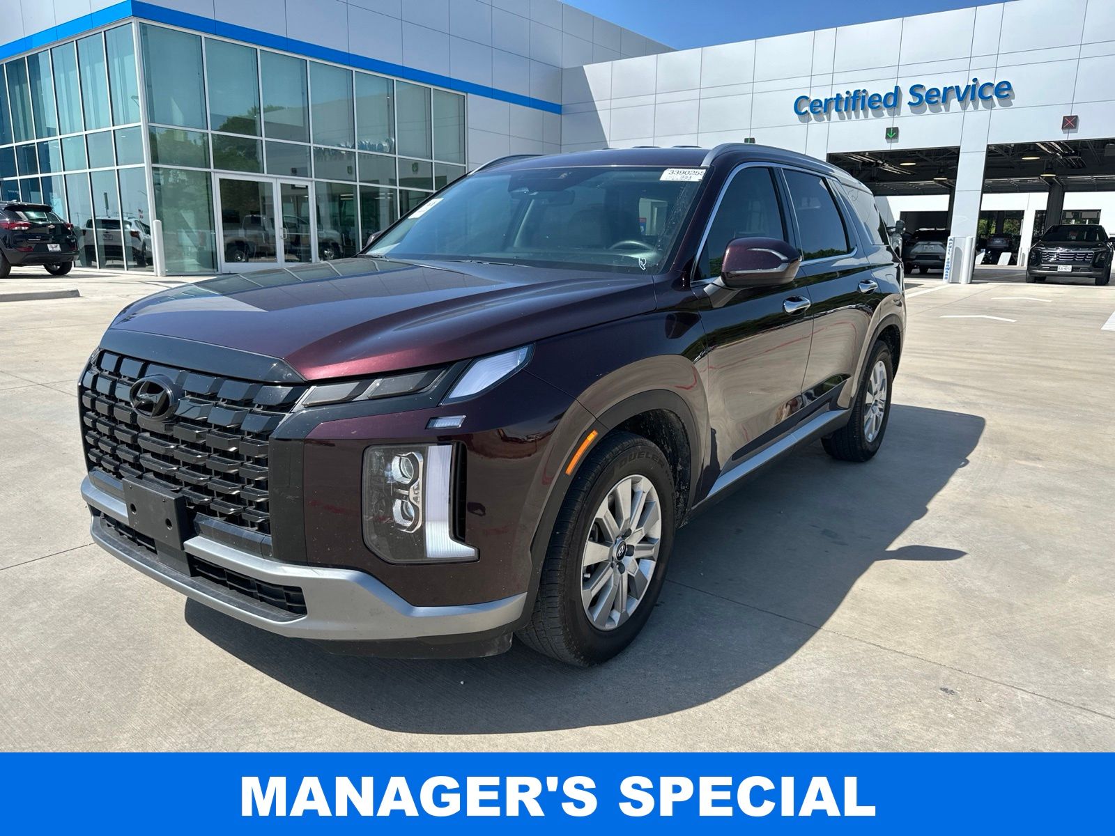 Red (Sierra Burgundy) 2024 Hyundai Palisade SUV / Crossover Front-Wheel Drive 8-Speed Automatic