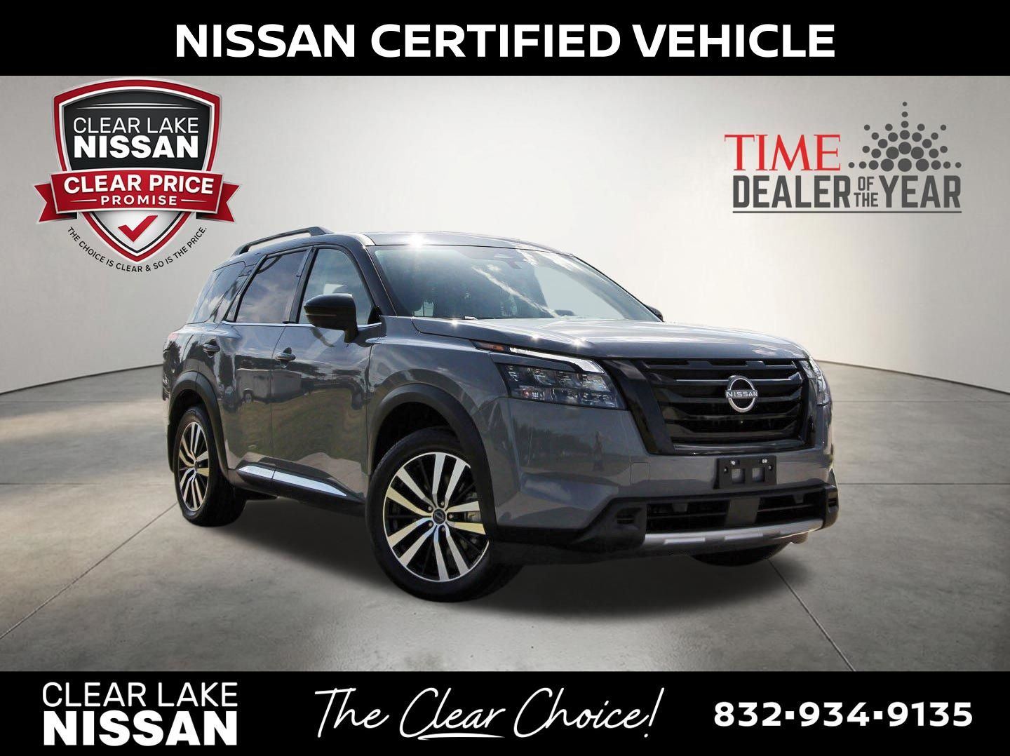 Solid Gray/Super Black 2025 Nissan Pathfinder SUV / Crossover Front-Wheel Drive 9-Speed Automatic