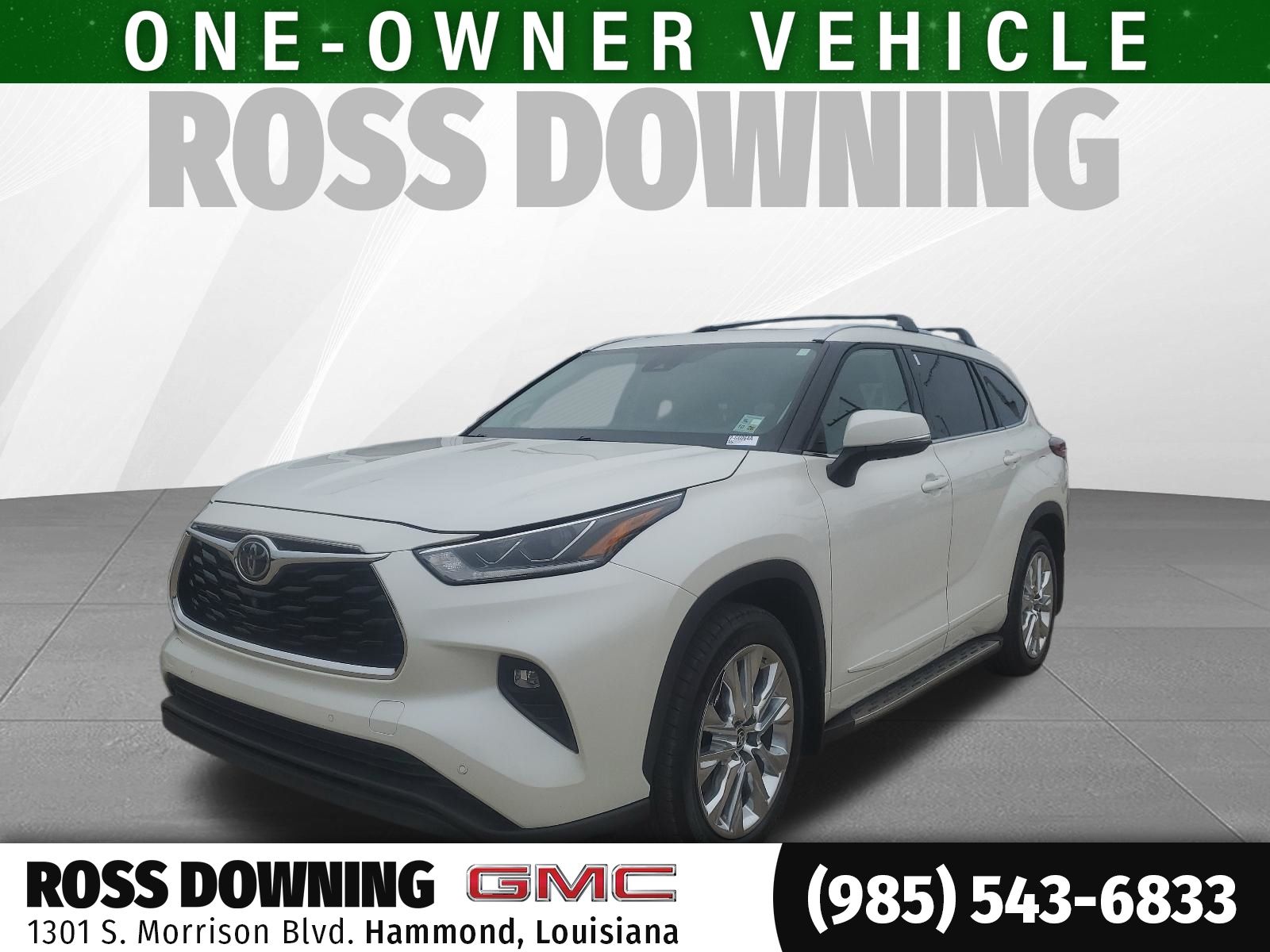 2021 Toyota Highlander Limited White at Toyota of Kenner