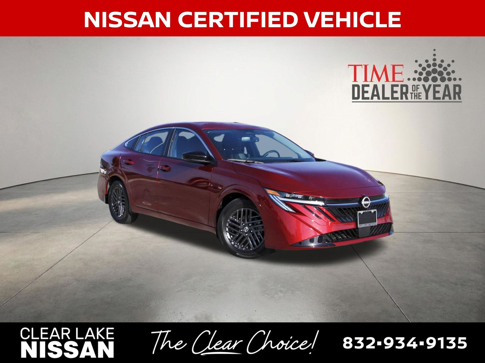 Red (Scarlet Ember Tintcoat) 2026 Nissan Sentra Sedan Front-Wheel Drive Continuously Variable Transmission