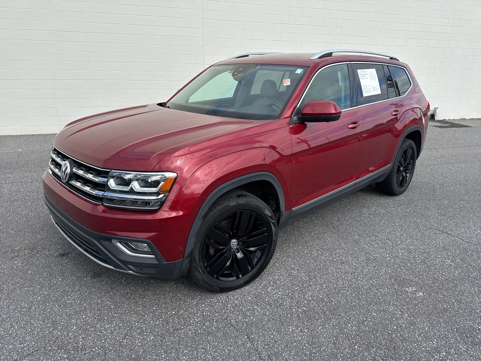Fortana Red 2019 Volkswagen Atlas SEL Premium 4Motion SUV / Crossover All-Wheel Drive 8-Speed Automatic