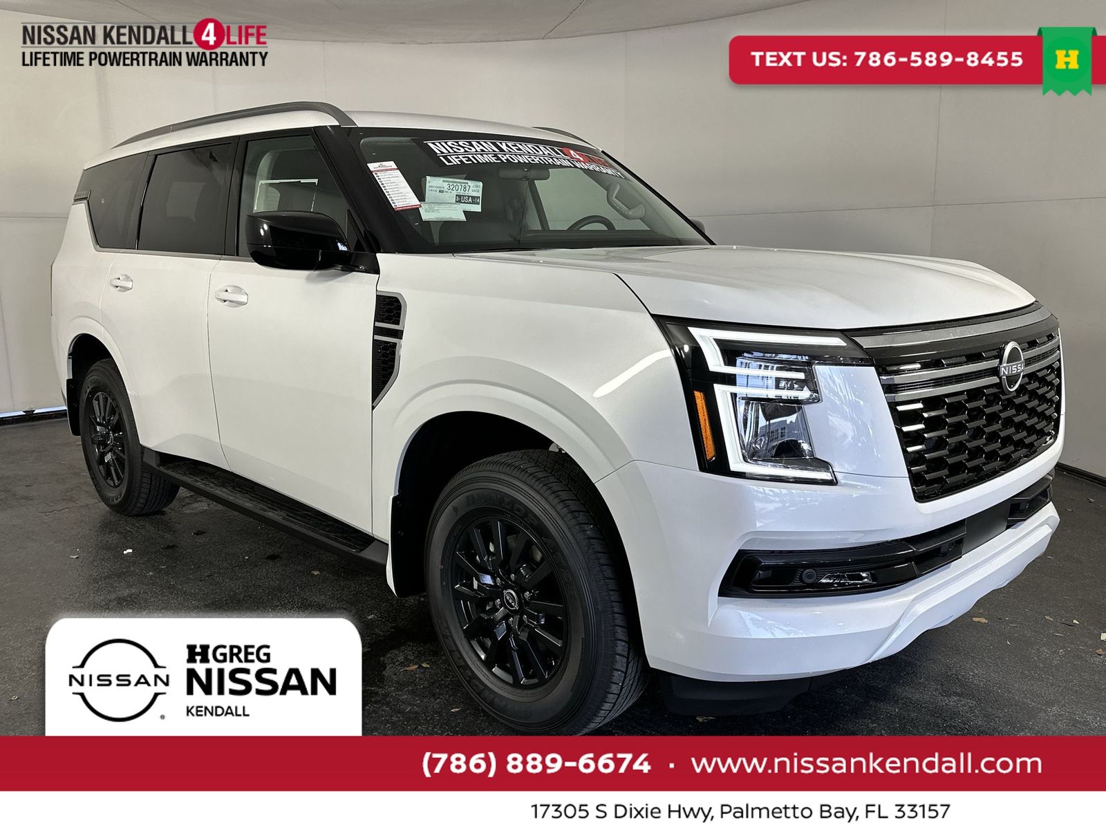 Aspen White Tricoat 2026 Nissan Armada SV RWD SUV / Crossover 4X2 9-Speed Automatic