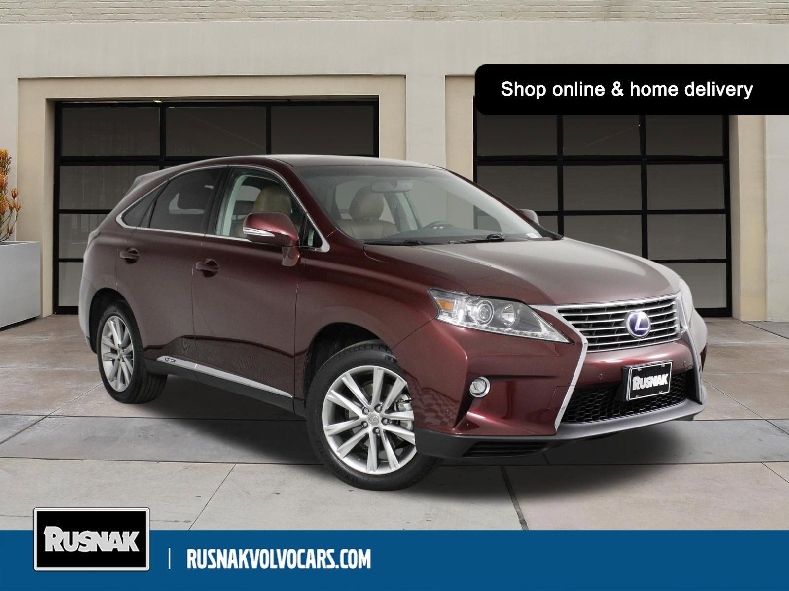Red (Claret Mica) 2015 Lexus RX Hybrid 450h FWD SUV / Crossover Front-Wheel Drive Continuously Variable Transmission