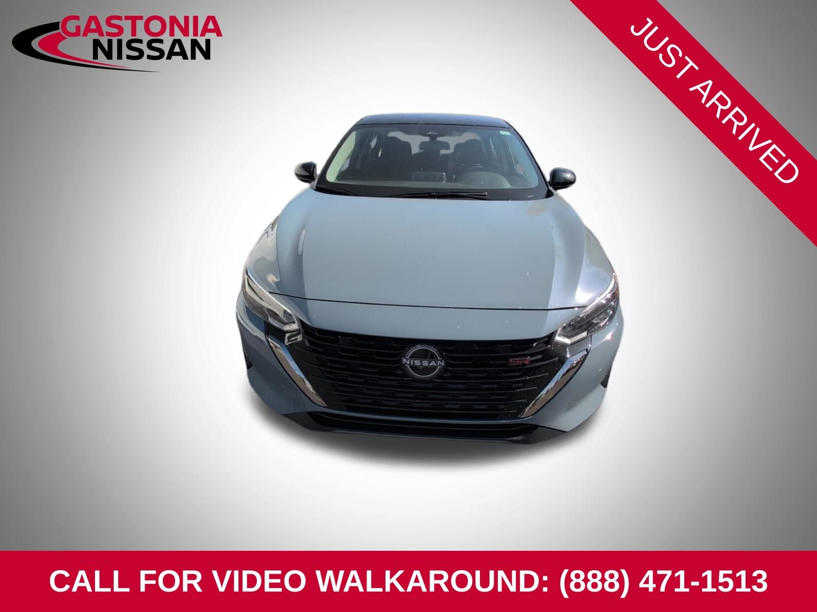 Atlantic Gray Metallic/Super Black 2024 Nissan Sentra SR FWD Sedan Front-Wheel Drive Continuously Variable Transmission