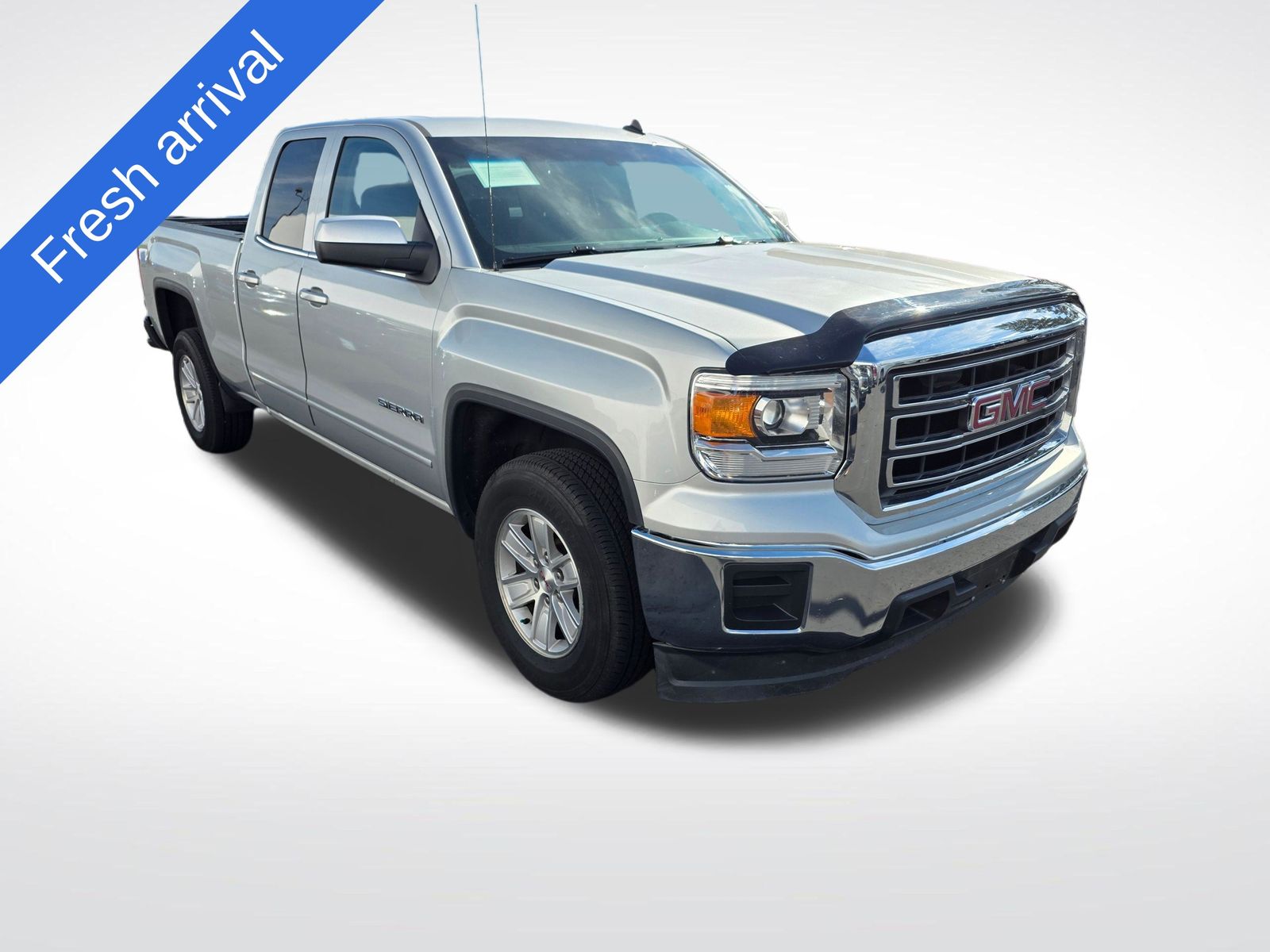 Quicksilver Metallic 2014 GMC Sierra 1500 SLE Double Cab Pickup Truck 4X2 6-Speed Automatic Overdrive