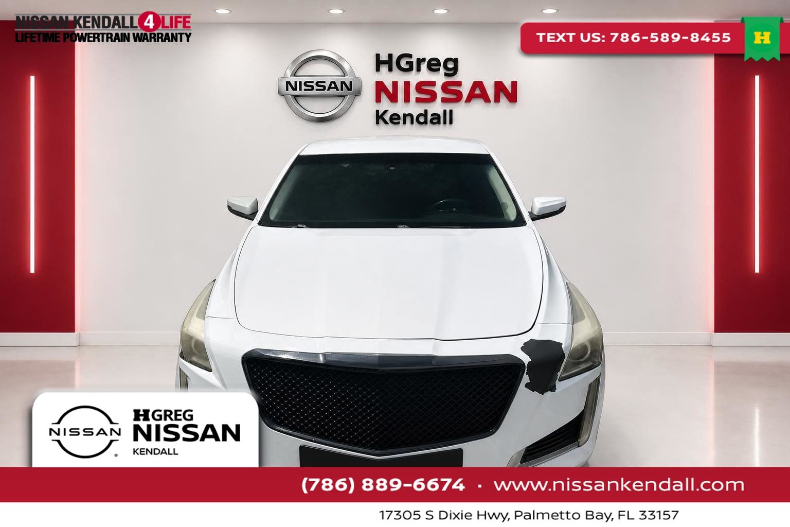 White 2015 Cadillac CTS Sedan Rear-Wheel Drive 6-Speed Automatic