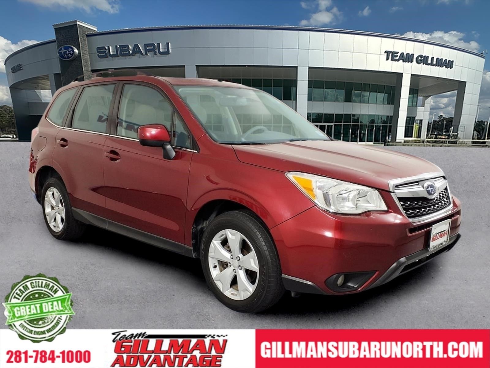Venetian Red Pearl 2014 Subaru Forester SUV / Crossover All-Wheel Drive Continuously Variable Transmission