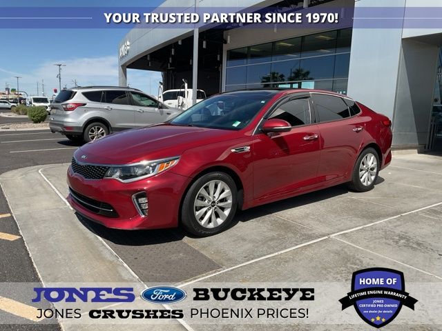Remington Red Metallic 2018 Kia Optima S Sedan Front-Wheel Drive 6-Speed Automatic
