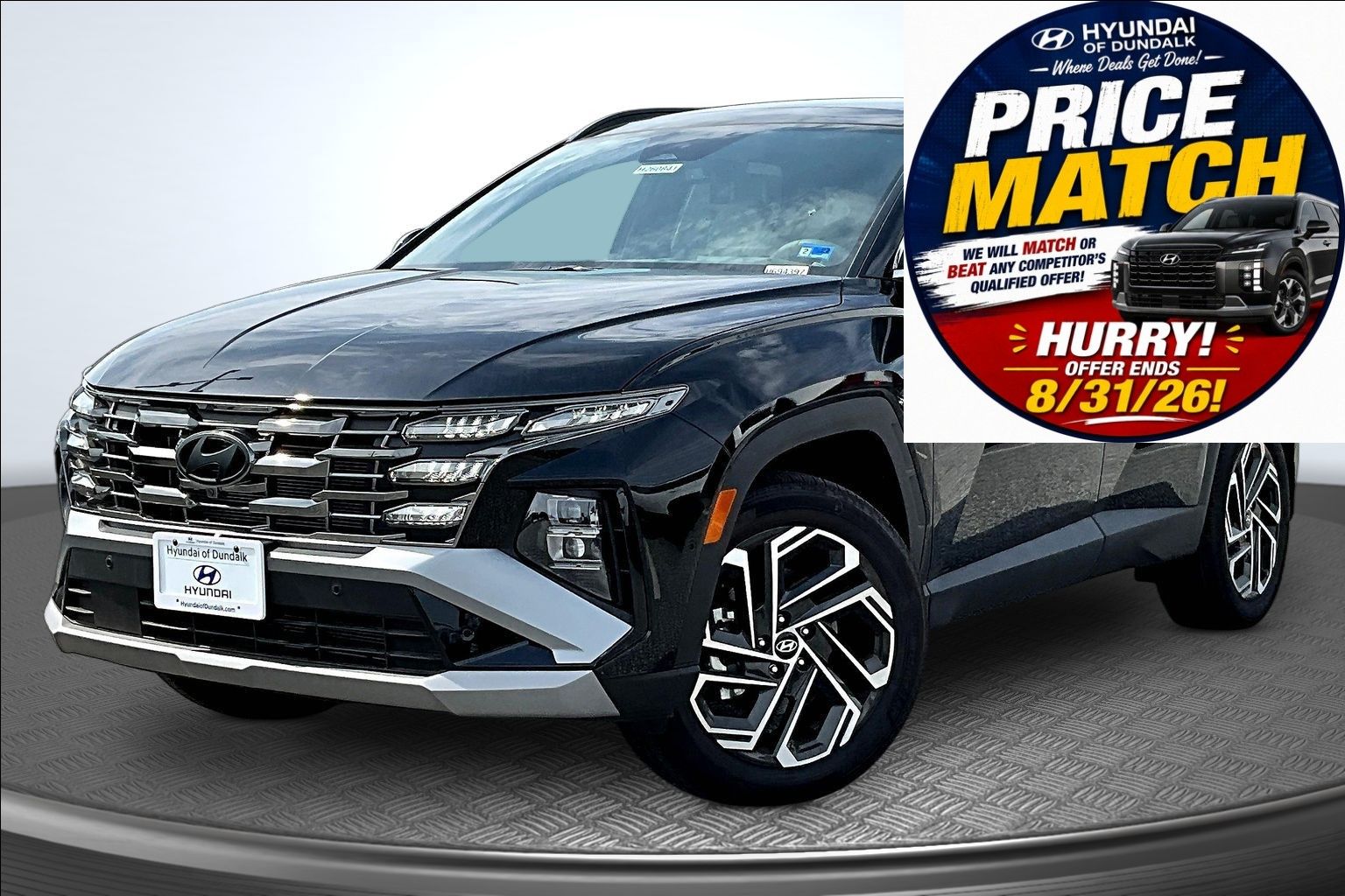 Phantom Black 2026 Hyundai Tucson SUV / Crossover All-Wheel Drive 8-Speed Automatic