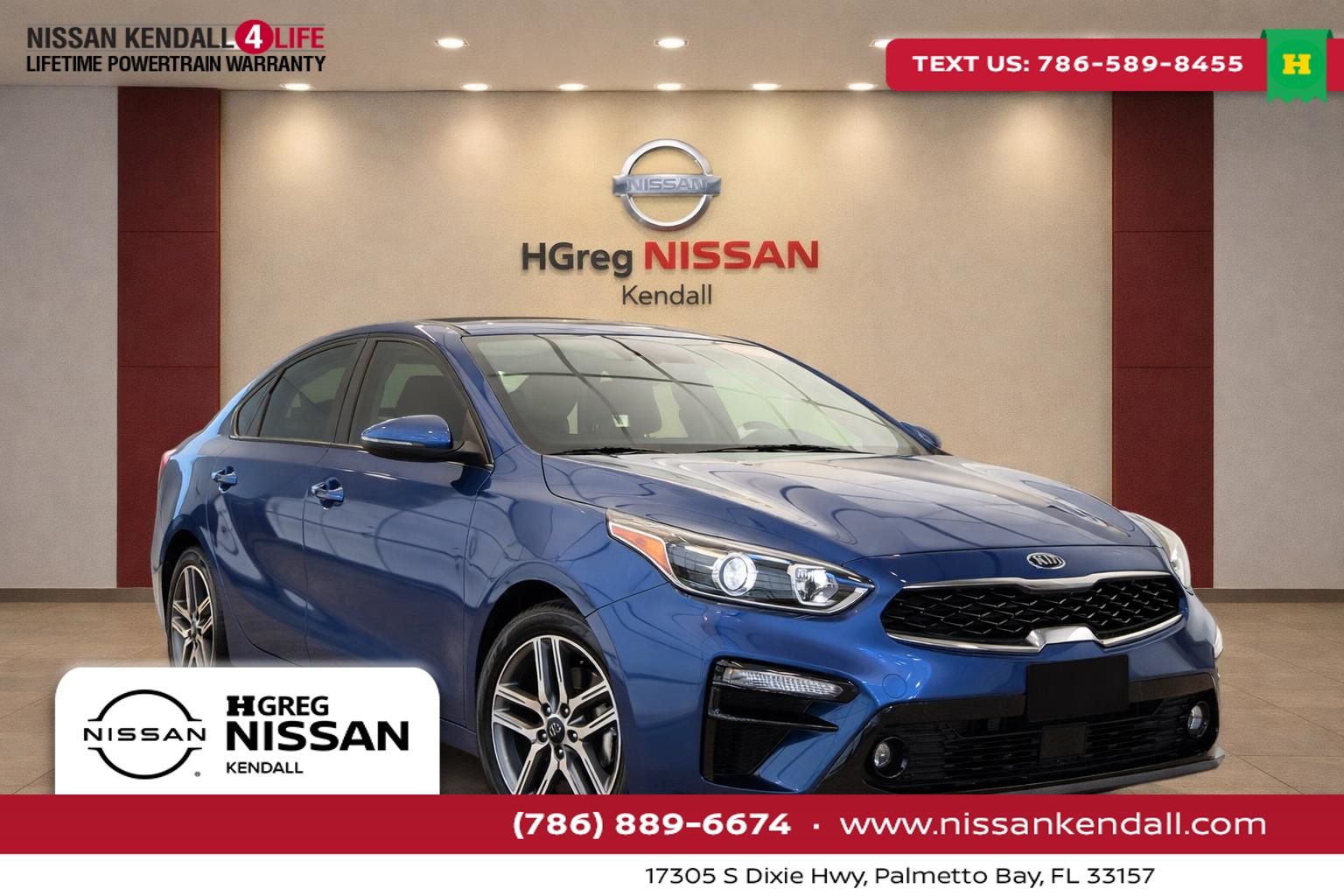 Deep Sea Blue 2021 Kia Forte Sedan Front-Wheel Drive Continuously Variable Transmission