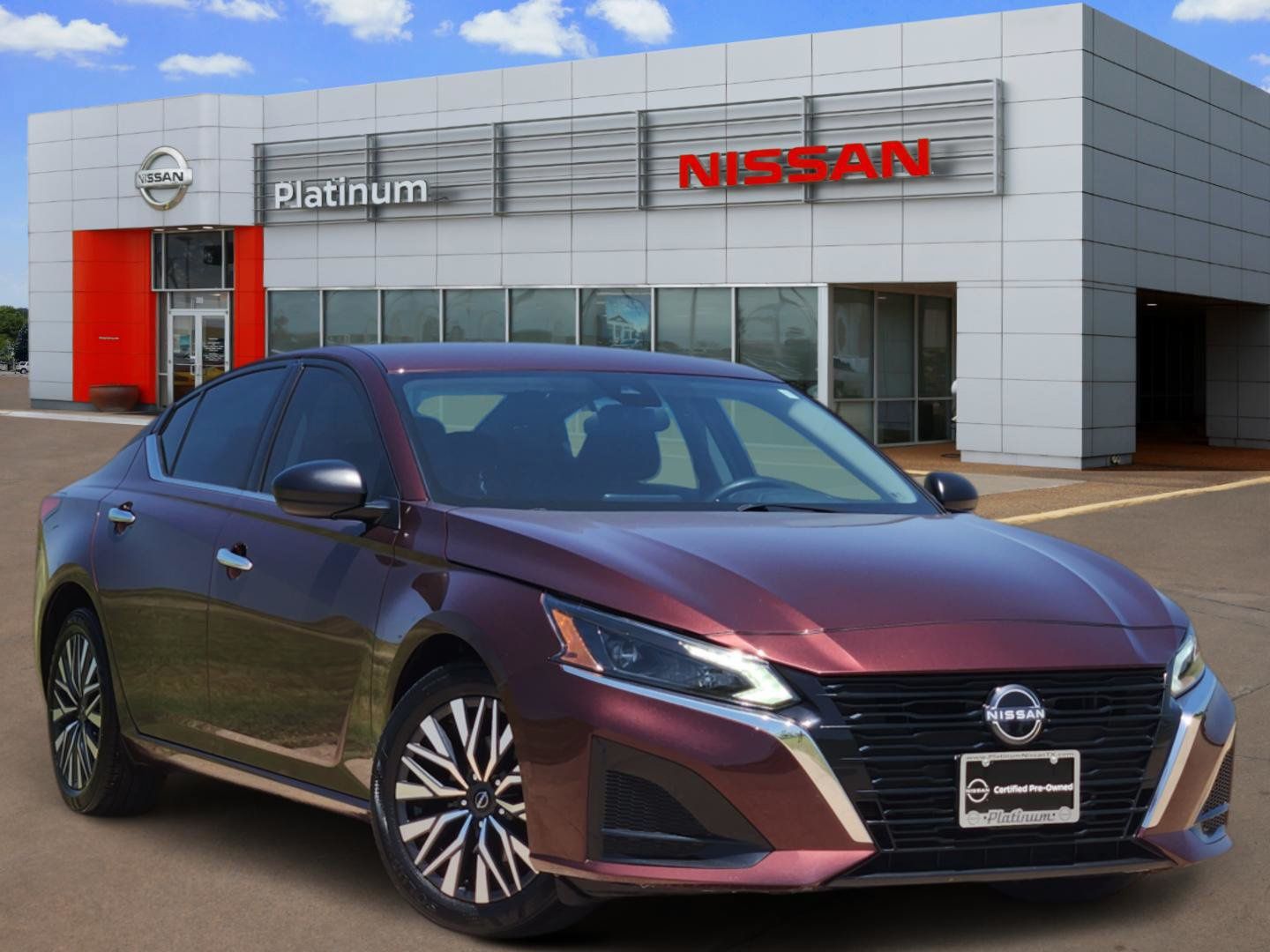 Garnet Pearl Metallic 2024 Nissan Altima Sedan Front-Wheel Drive Continuously Variable Transmission