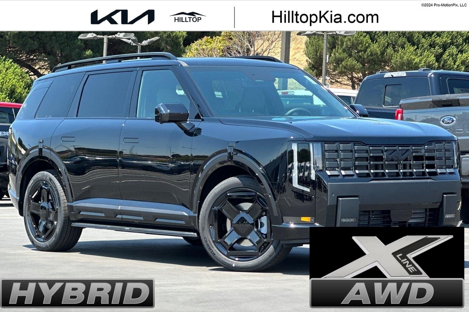 Ebony Black 2027 Kia Telluride Hybrid SUV / Crossover All-Wheel Drive 6-Speed Automatic