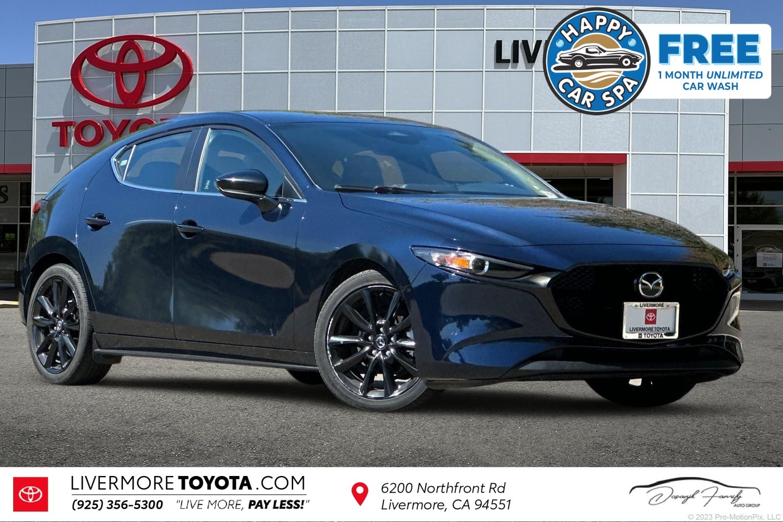 Deep Crystal Blue Mica 2025 Mazda MAZDA3 Hatchback Front-Wheel Drive 6-Speed Automatic