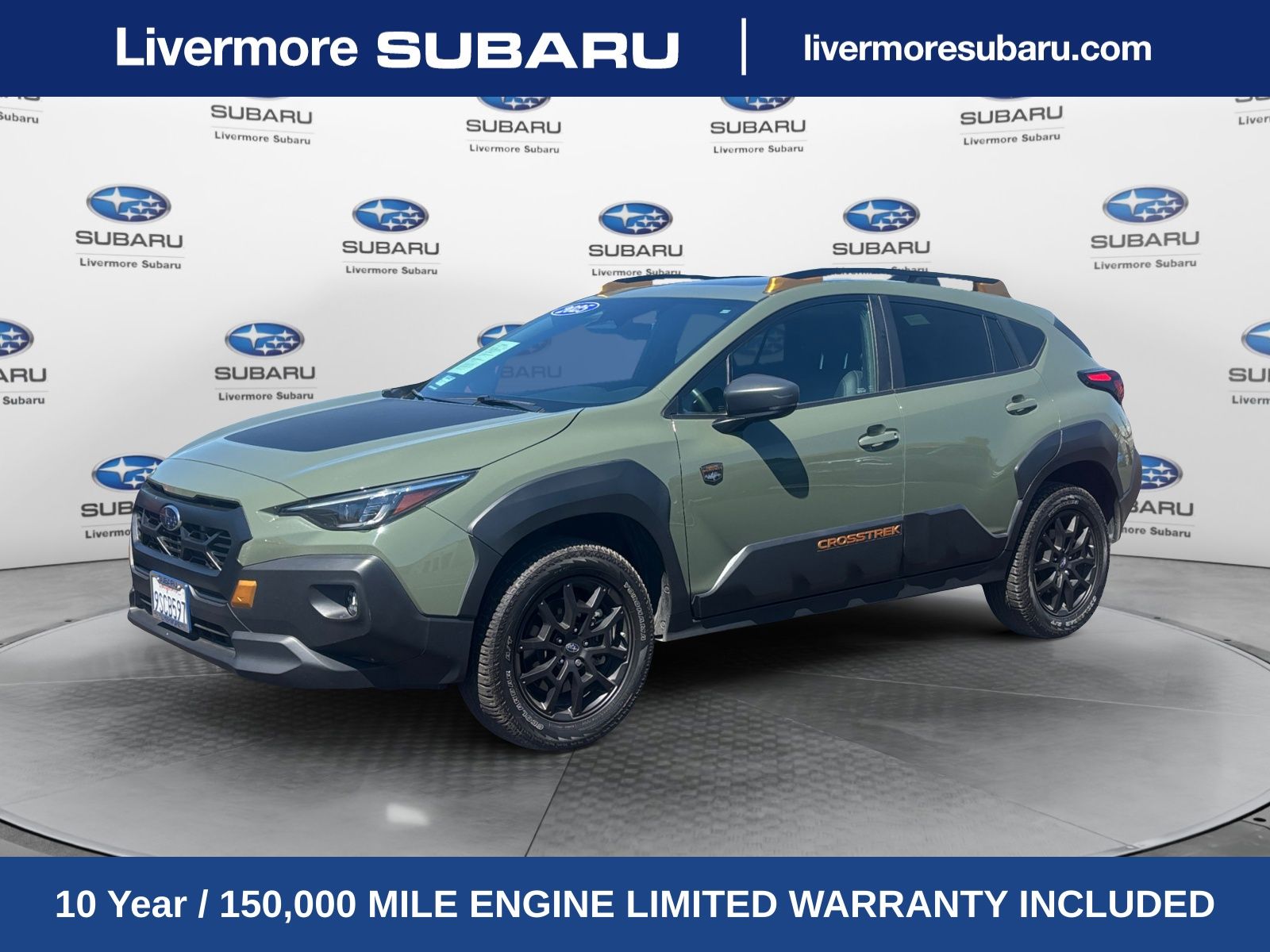 Alpine Green 2025 Subaru Crosstrek SUV / Crossover All-Wheel Drive Continuously Variable Transmission