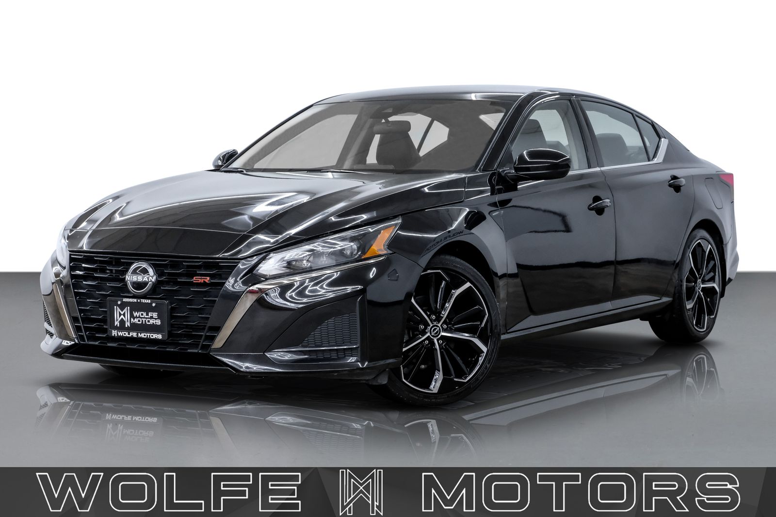 Super Black 2024 Nissan Altima Sedan Front-Wheel Drive Continuously Variable Transmission