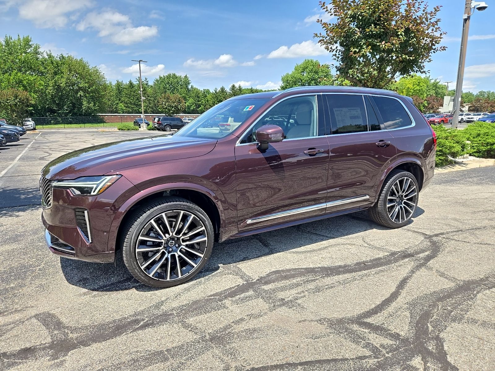 Red Metallic 2026 Volvo XC90 B6 Plus 7-Passenger AWD SUV / Crossover All-Wheel Drive Automatic