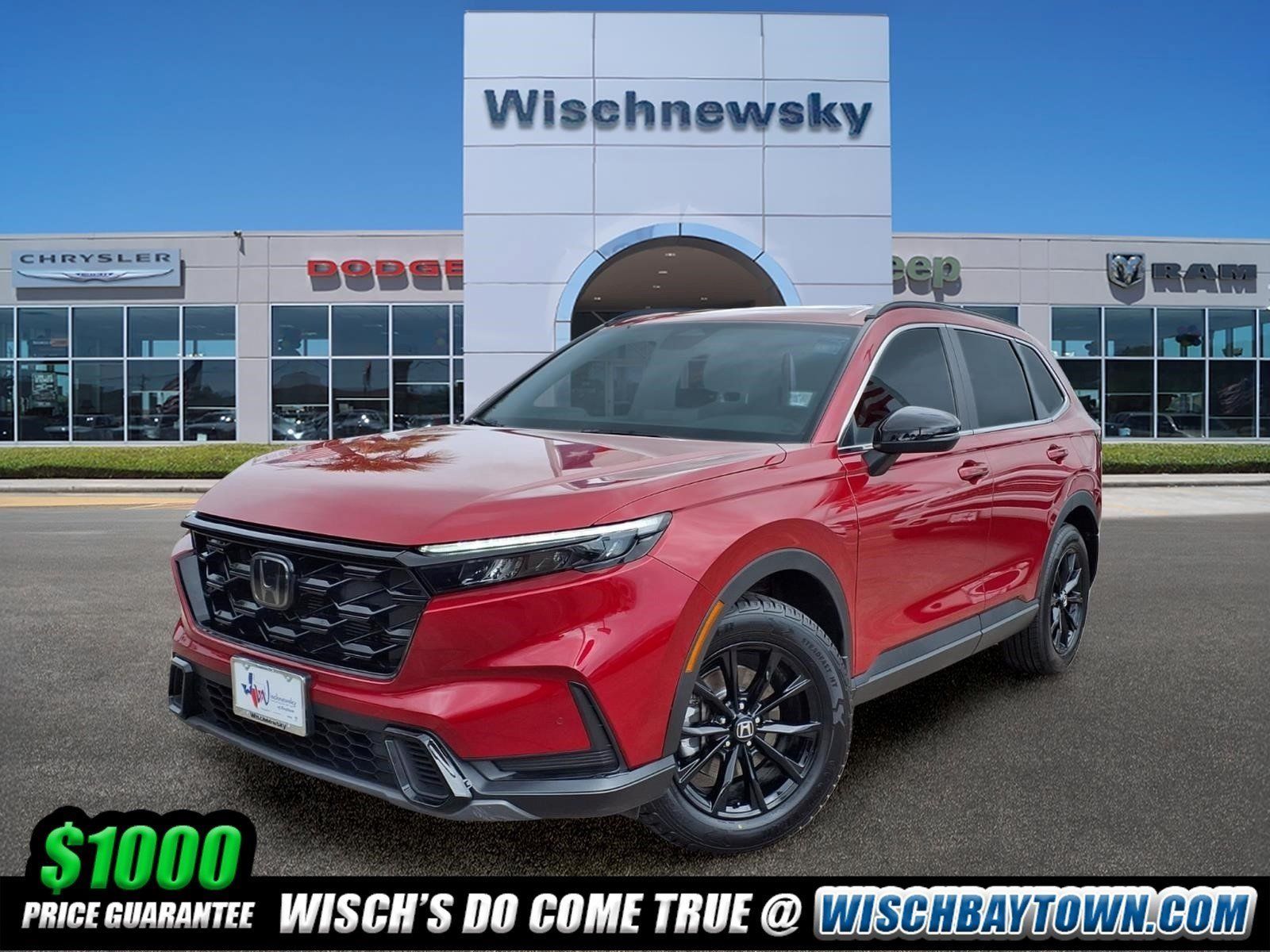 2023 Honda CR-V Hybrid Sport Red at Gullo Toyota