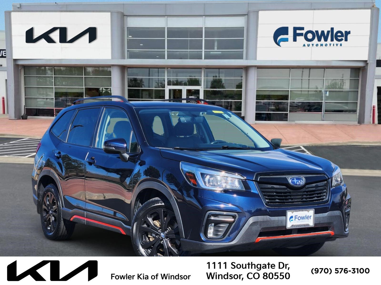 Dark Blue Pearl 2019 Subaru Forester SUV / Crossover All-Wheel Drive Continuously Variable Transmission