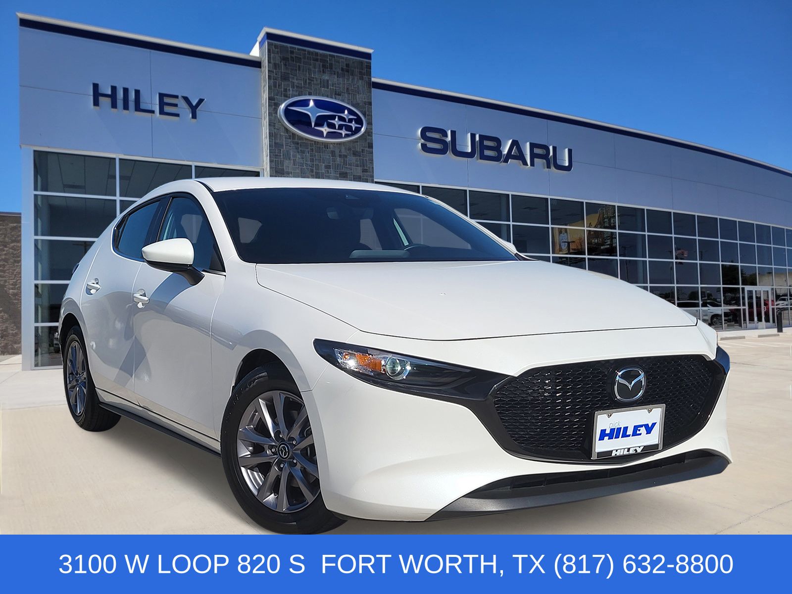 Snowflake White Pearl Mica 2022 Mazda MAZDA3 Hatchback Front-Wheel Drive 6-Speed Automatic