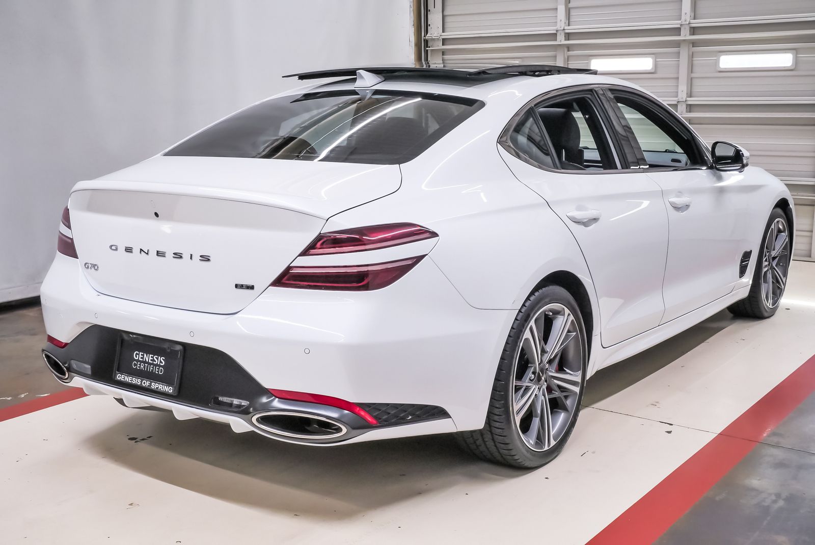 2024 Genesis G70 3.3T Sport Advanced White at Don McGill Toyota
