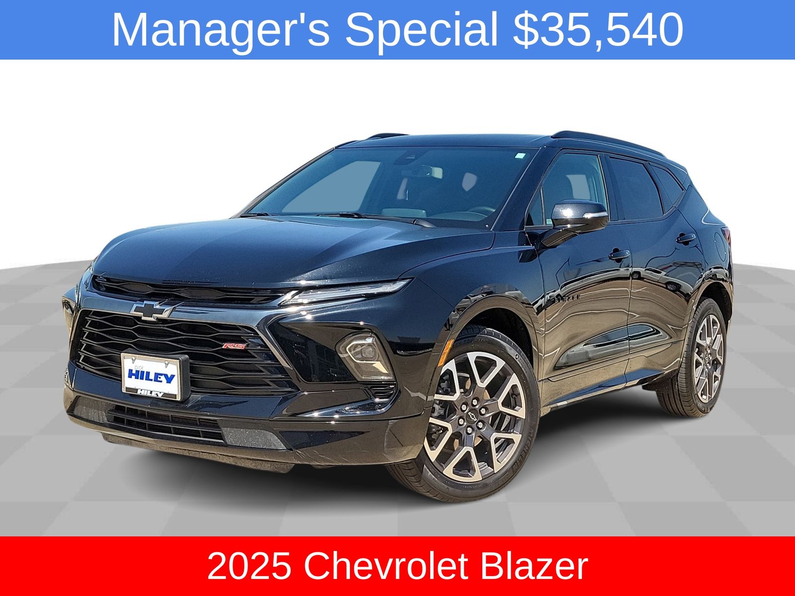 Black 2025 Chevrolet Blazer SUV / Crossover All-Wheel Drive 9-Speed Automatic Overdrive
