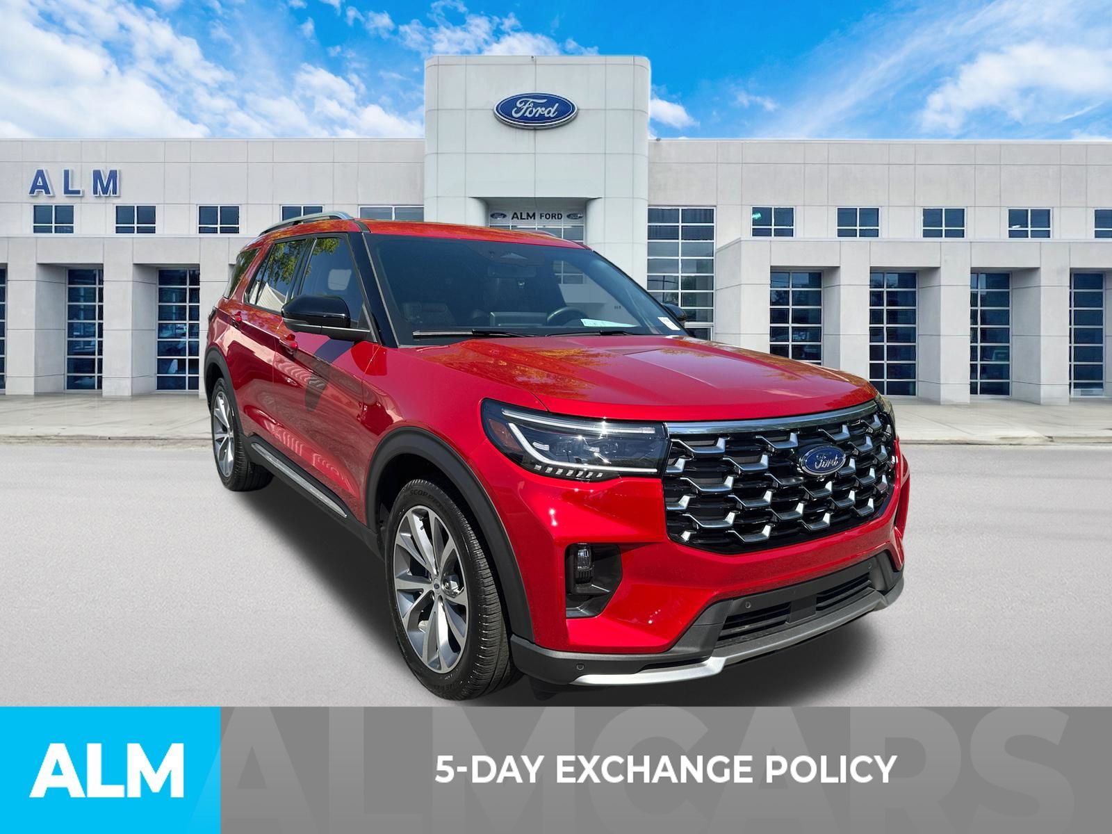 Used 2025 Red Ford Platinum image 3