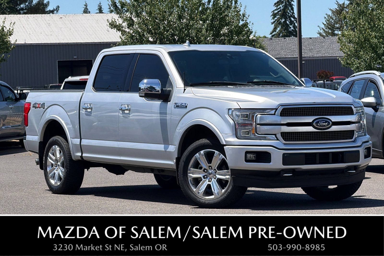 Ingot Silver 2018 Ford F-150 Pickup Truck Four-Wheel Drive Automatic
