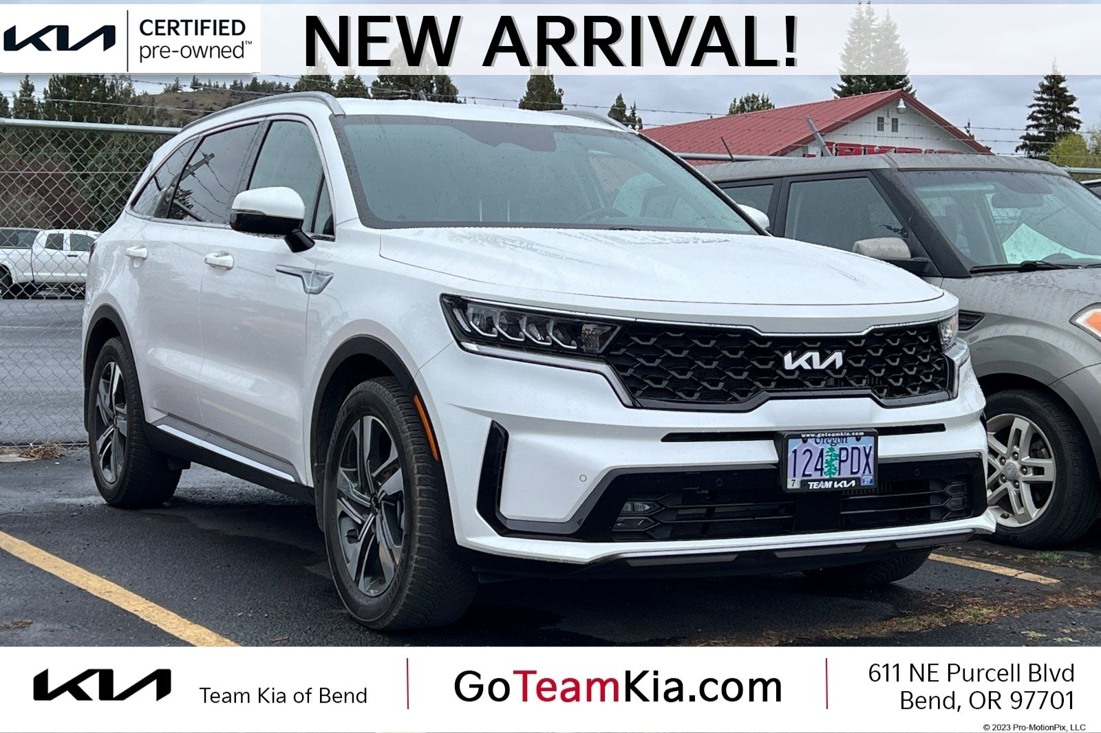 Snow White Pearl 2023 Kia Sorento Hybrid EX AWD SUV / Crossover All-Wheel Drive 6-Speed Automatic