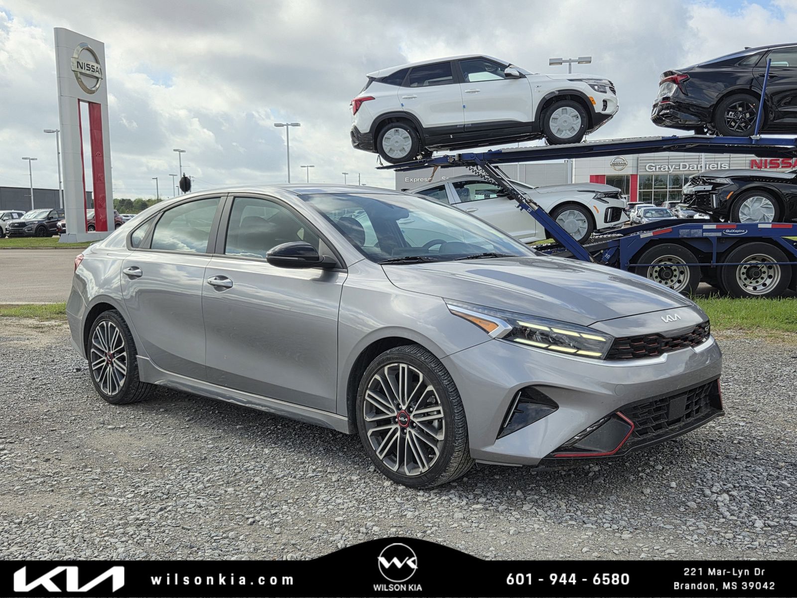 Steel Gray 2024 Kia Forte GT FWD Sedan Front-Wheel Drive 7-Speed Automatic