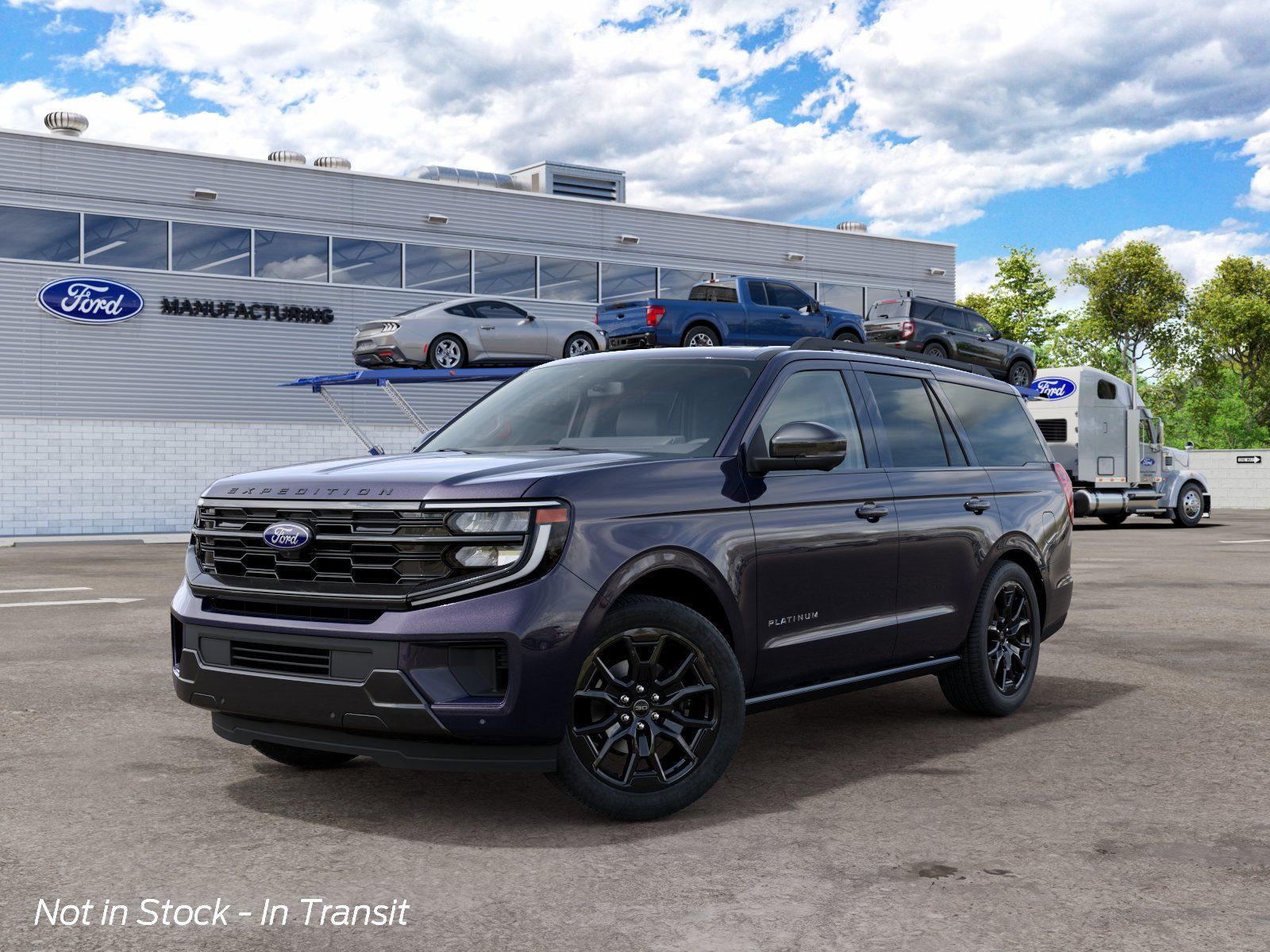 New 2027 Blue Ember Metallic Ford Platinum image 4