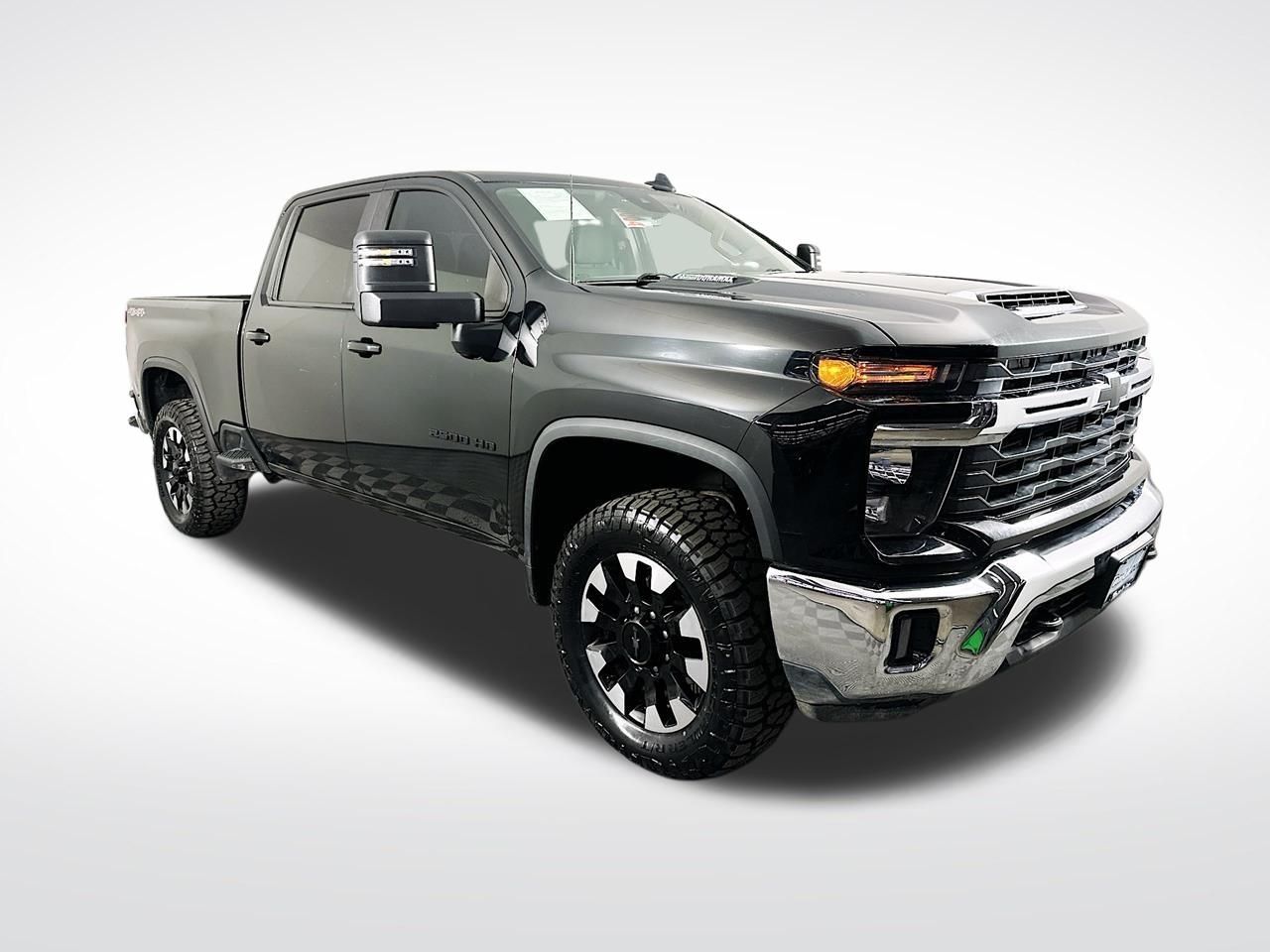 Black 2024 Chevrolet Silverado 2500HD LT Crew Cab 4WD Pickup Truck Four-Wheel Drive Automatic