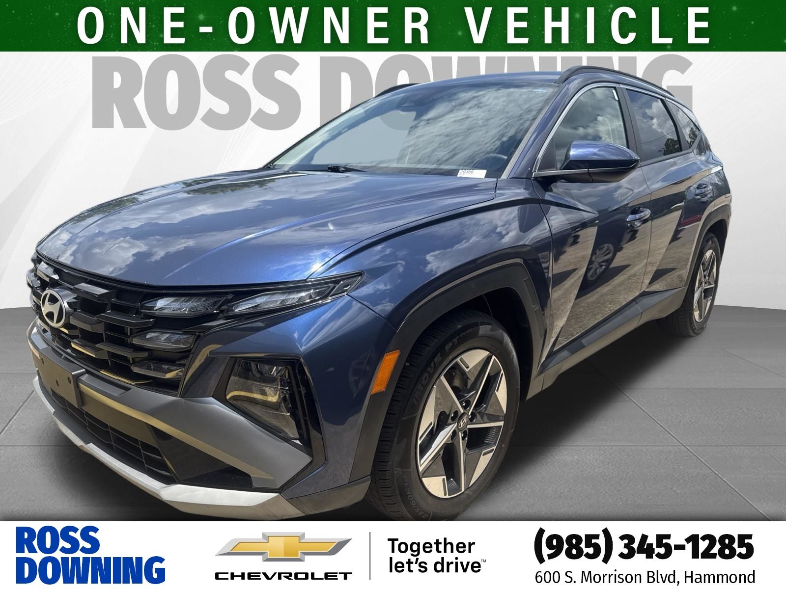 Atlantis Blue 2025 Hyundai Tucson SUV / Crossover Front-Wheel Drive 8-Speed Automatic