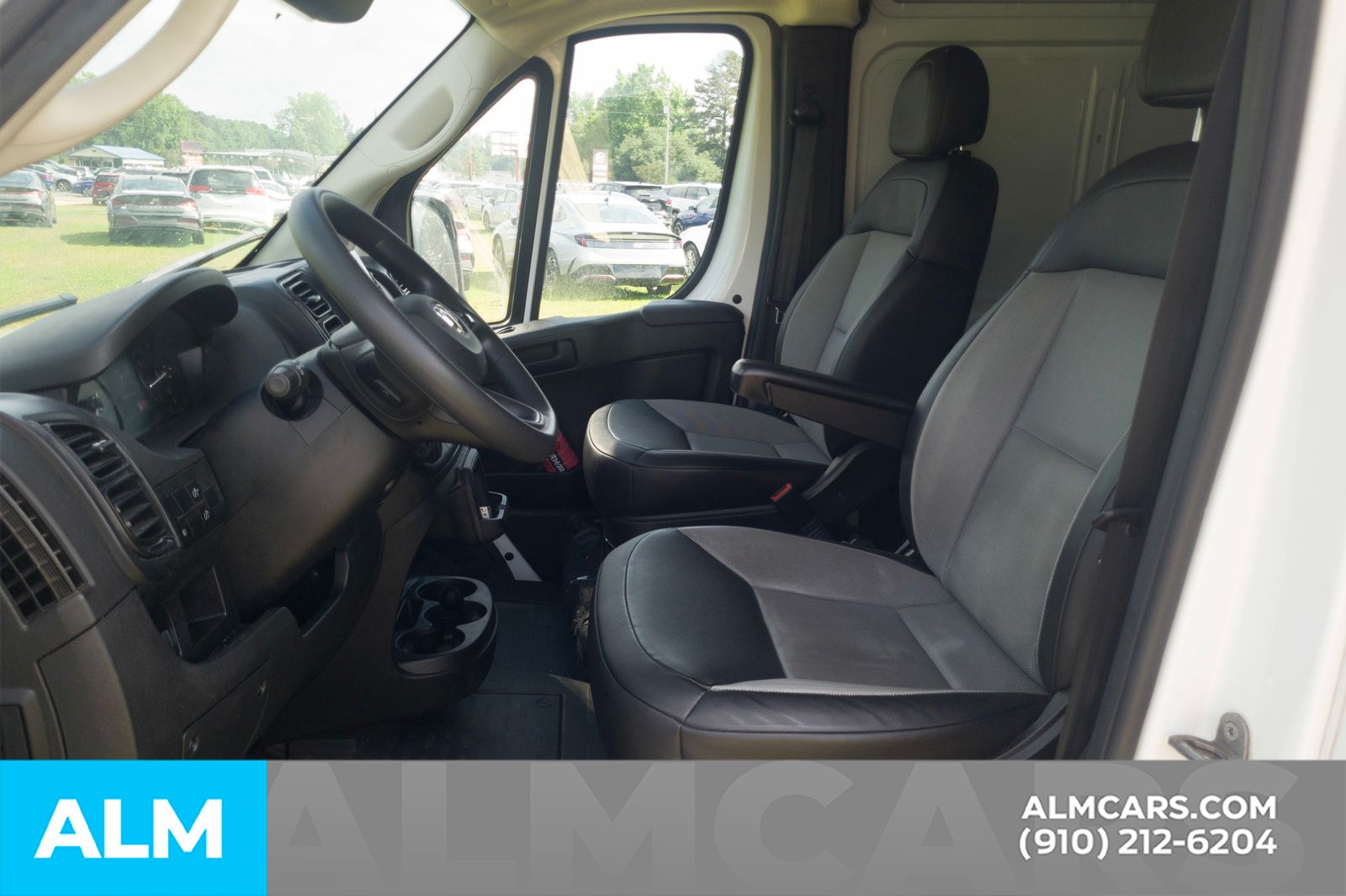 Used 2025 Bright White Clearcoat Ram High Roof image 7