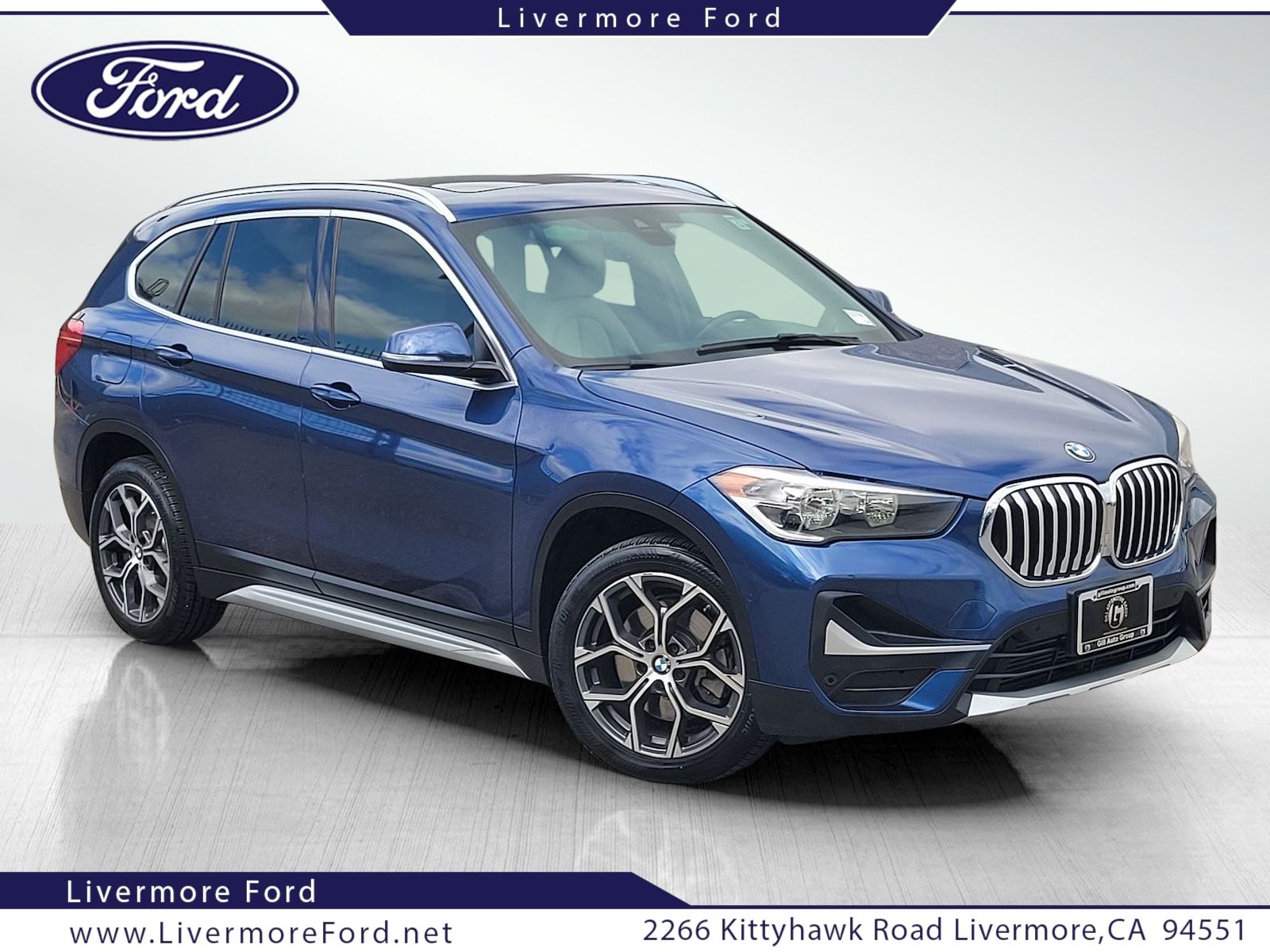 Phytonic Blue Metallic 2021 BMW X1 sDrive28i FWD SUV / Crossover Front-Wheel Drive 8-Speed Automatic