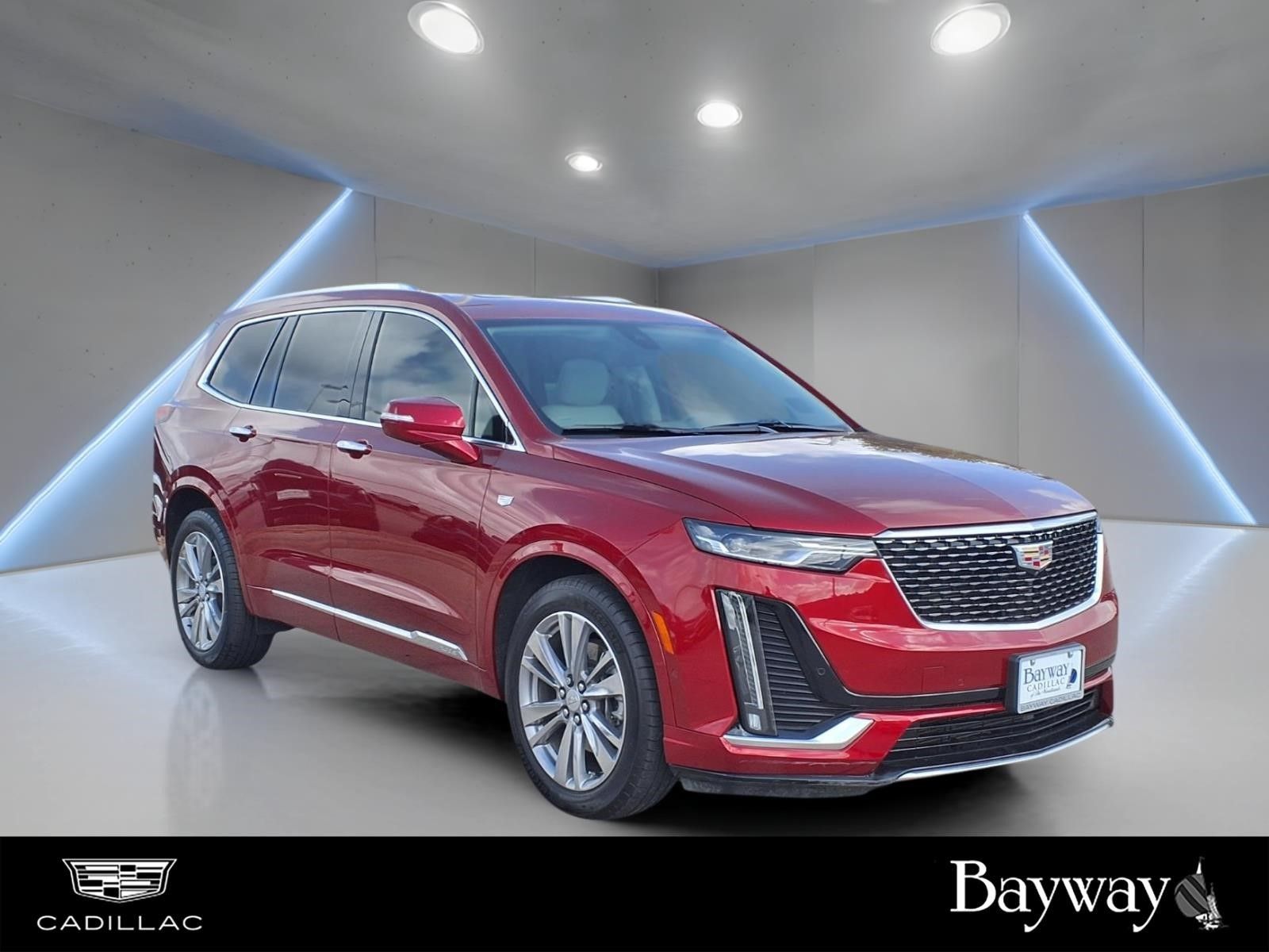 2024 Cadillac XT6 Premium Luxury Red at AutoSavvy Houston Southwest
