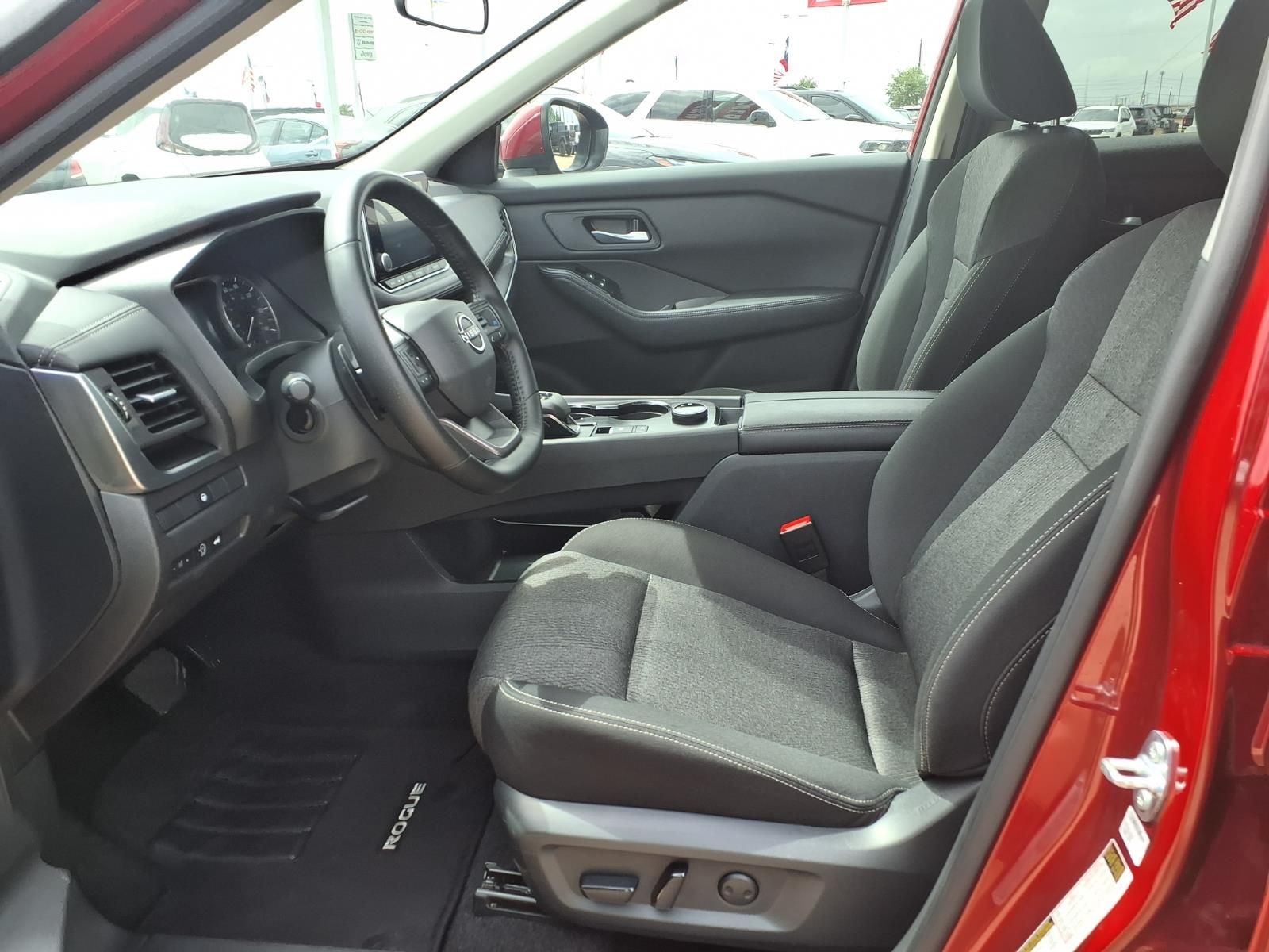 2025 Nissan Rogue SV Red at Central Houston Nissan