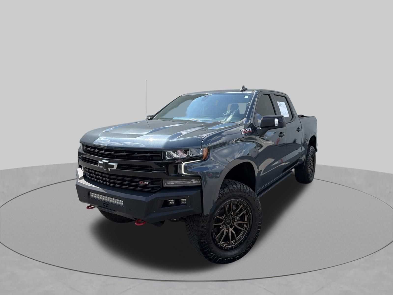 Shadow Gray Metallic 2021 Chevrolet Silverado 1500 Pickup Truck Four-Wheel Drive Automatic