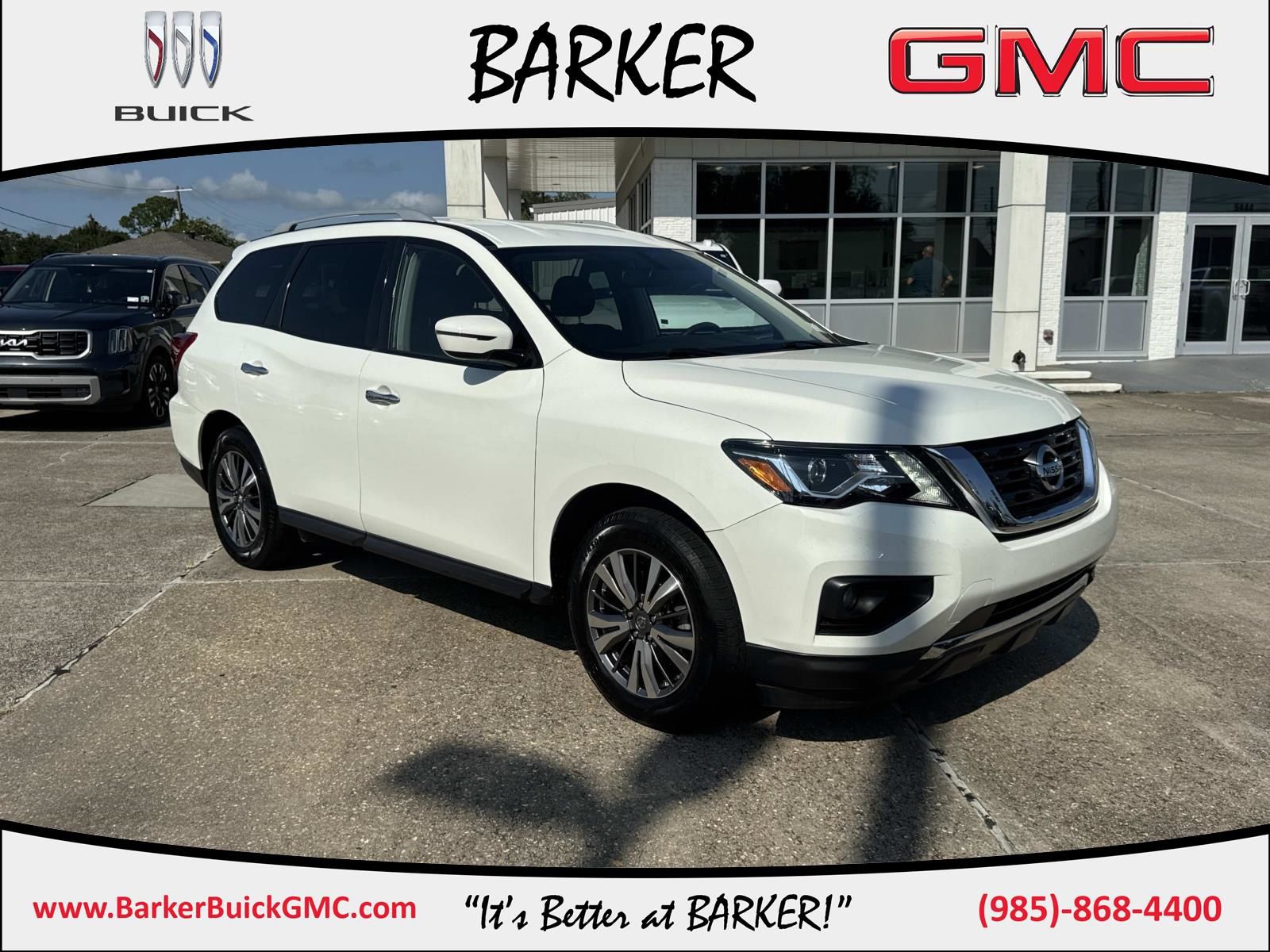 Glacier White 2020 Nissan Pathfinder SUV / Crossover Front-Wheel Drive Continuously Variable Transmission
